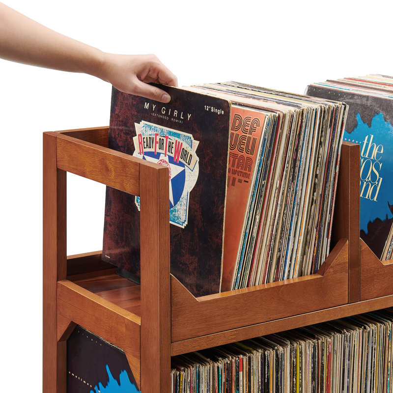 George Oliver Zayne Medium Record Storage Stand & Reviews